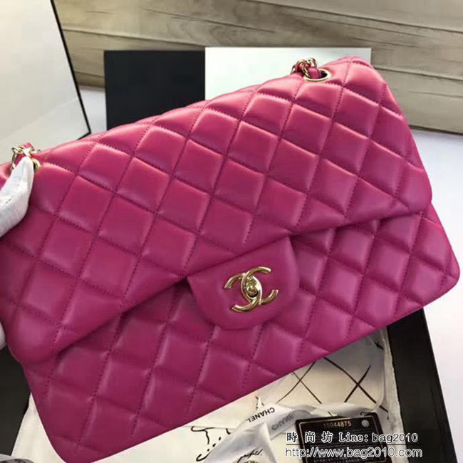 香奈兒CHANEL 升級版A1113全新經典小羊皮金銀鏈條單肩斜挎包 DSC1757